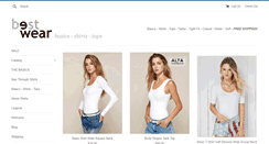 Desktop Screenshot of basics-shirts-tops.com